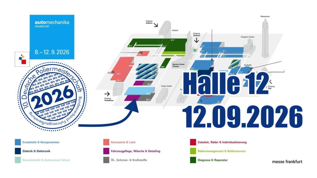 deutsche poliermeisterschaft 2026 halle 12 automechanika frankfurt